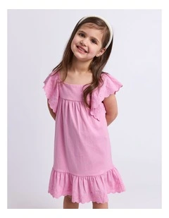 Maisie Dress (3-7 Years) in Pink