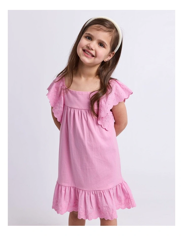Maisie Dress (3-7 Years) in Pink image 1