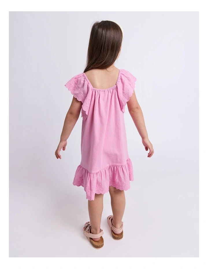 Maisie Dress (3-7 Years) in Pink image 4