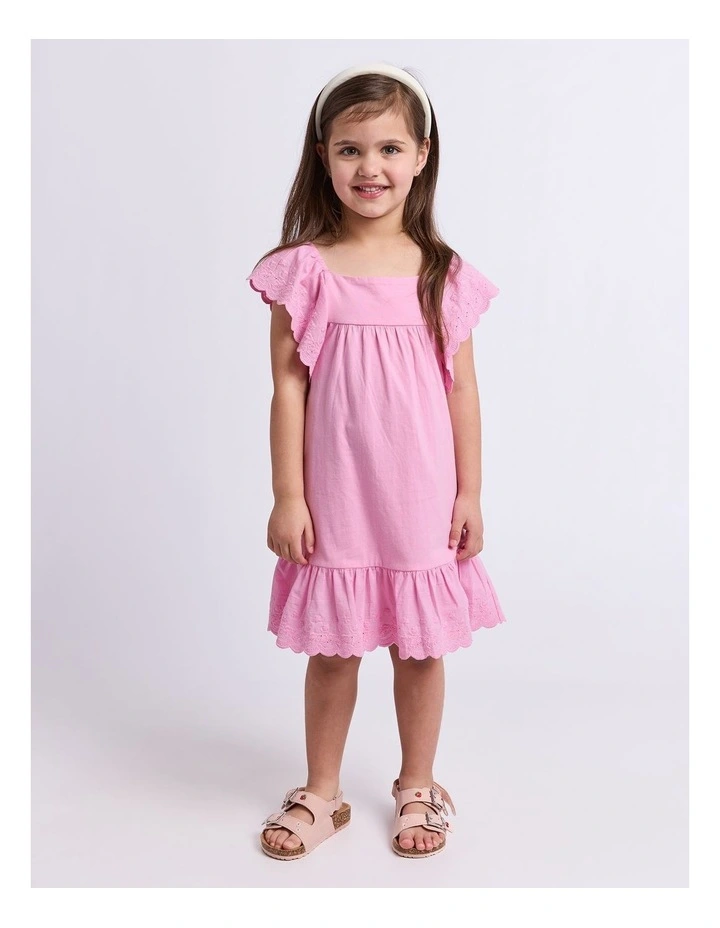 Maisie Dress (3-7 Years) in Pink image 5