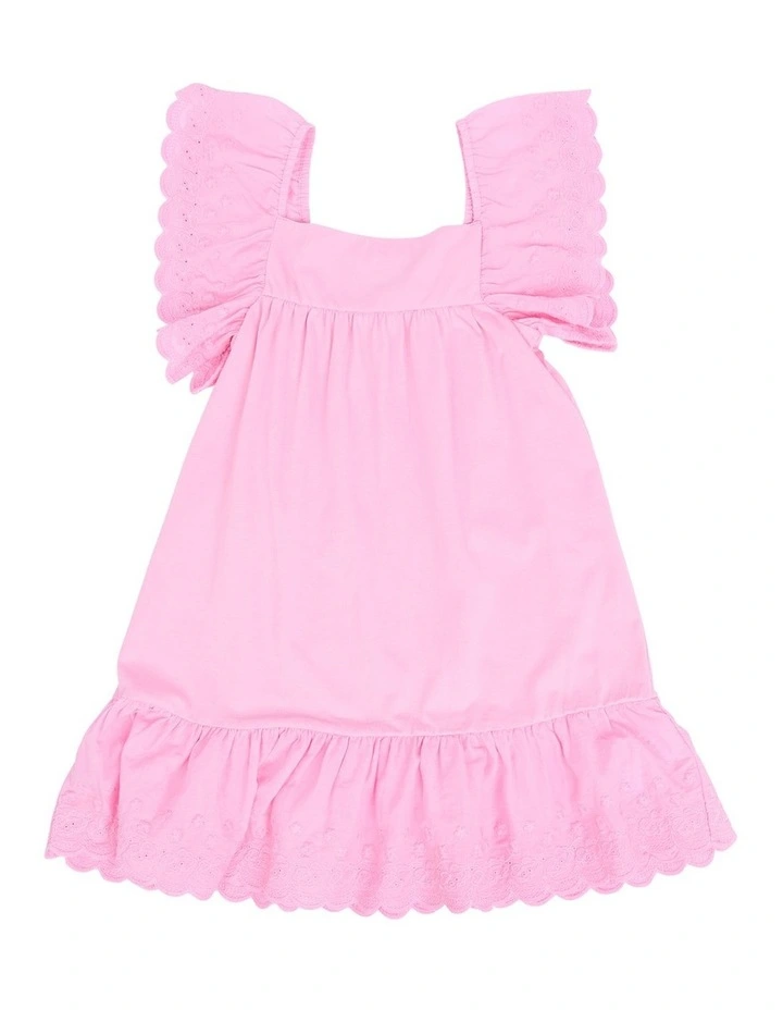 Maisie Dress (3-7 Years) in Pink image 7