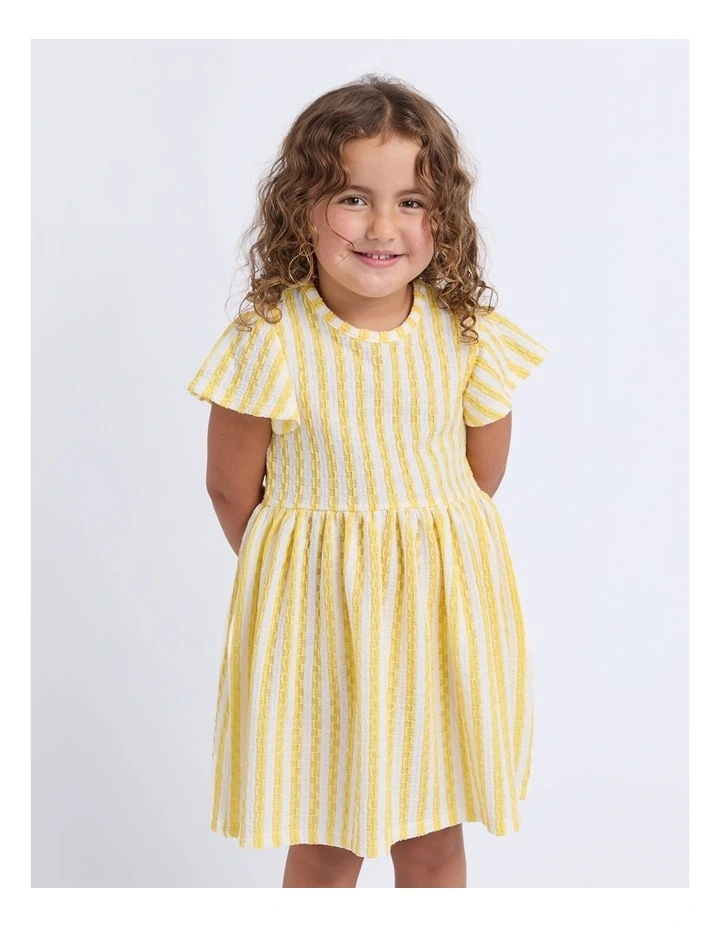 Lemonade Dress (3-7 Years) in Yellow image 1