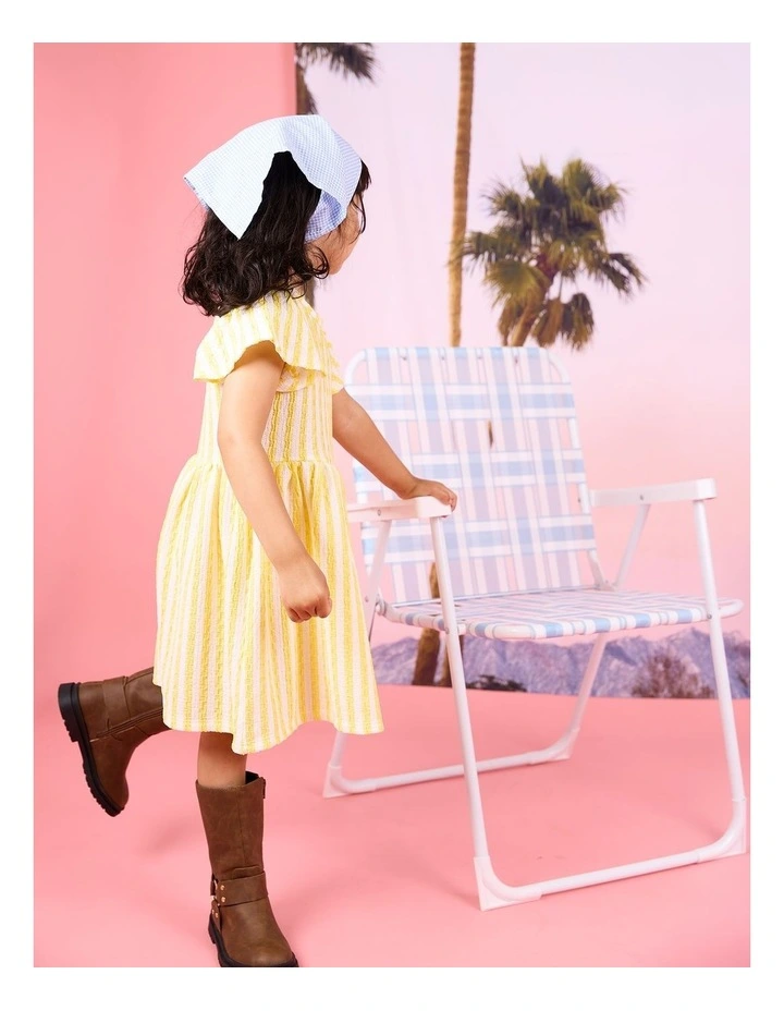 Lemonade Dress (3-7 Years) in Yellow image 3