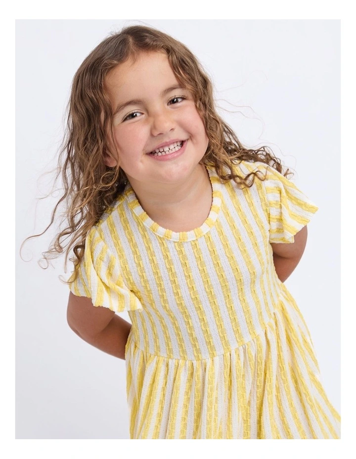 Lemonade Dress (3-7 Years) in Yellow image 6