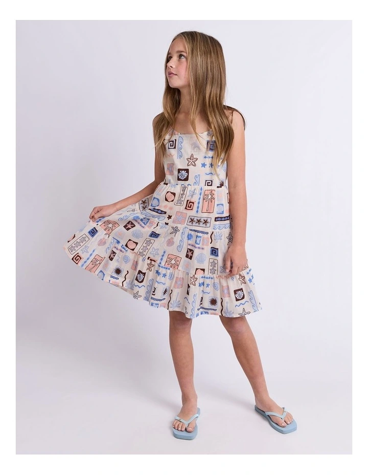 Holiday Frill Dress (8-16 Years) in Print image 5