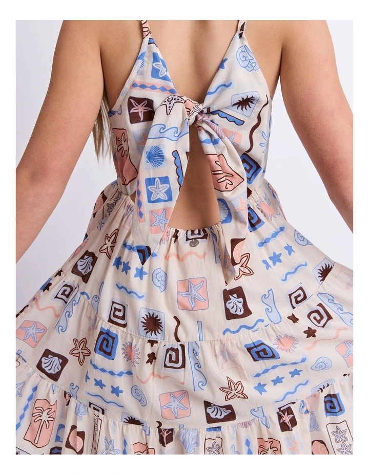 Holiday Frill Dress (8-16 Years) in Print image 6