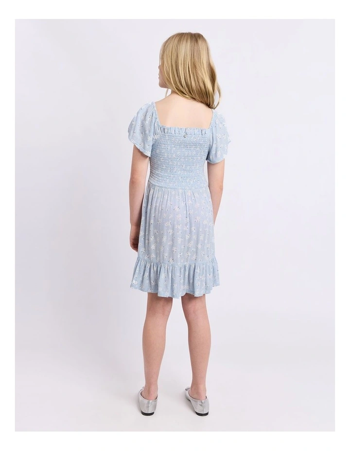 Olivia Dress (8-16 Years) in Blue image 4