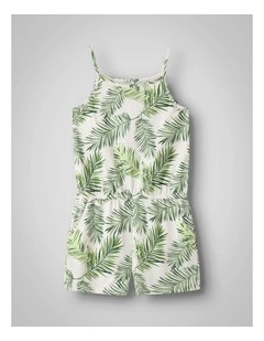 Vigga Printed Jumpsuit in Green
