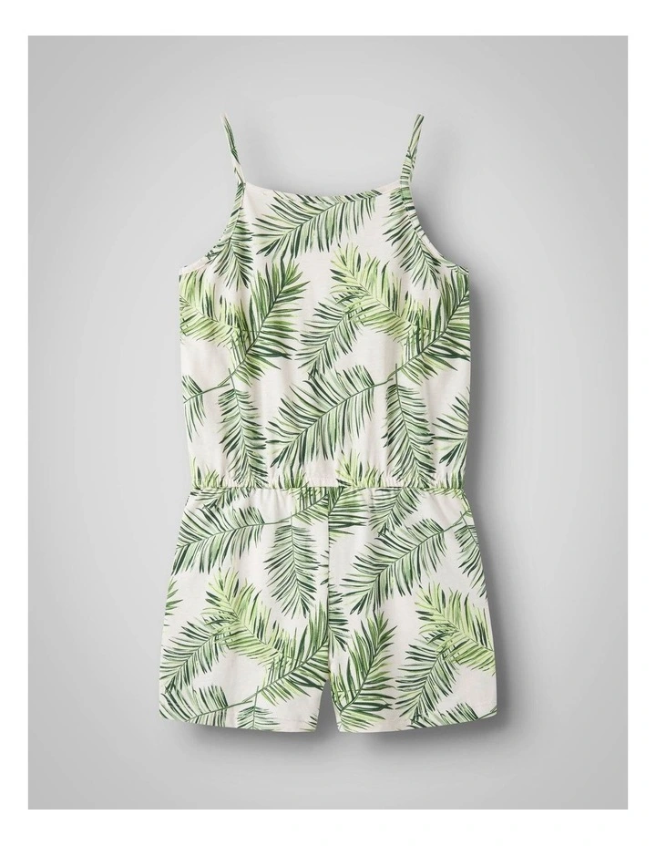 Vigga Printed Jumpsuit in Green image 2