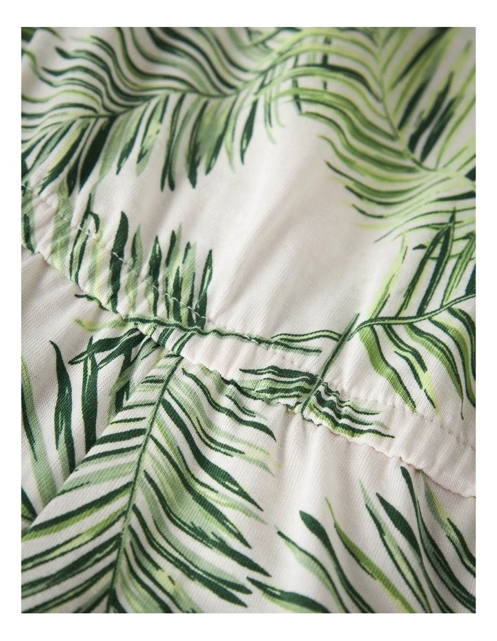 Vigga Printed Jumpsuit in Green image 3