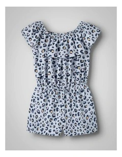 Vinaya Playsuit in Ancient Water Print