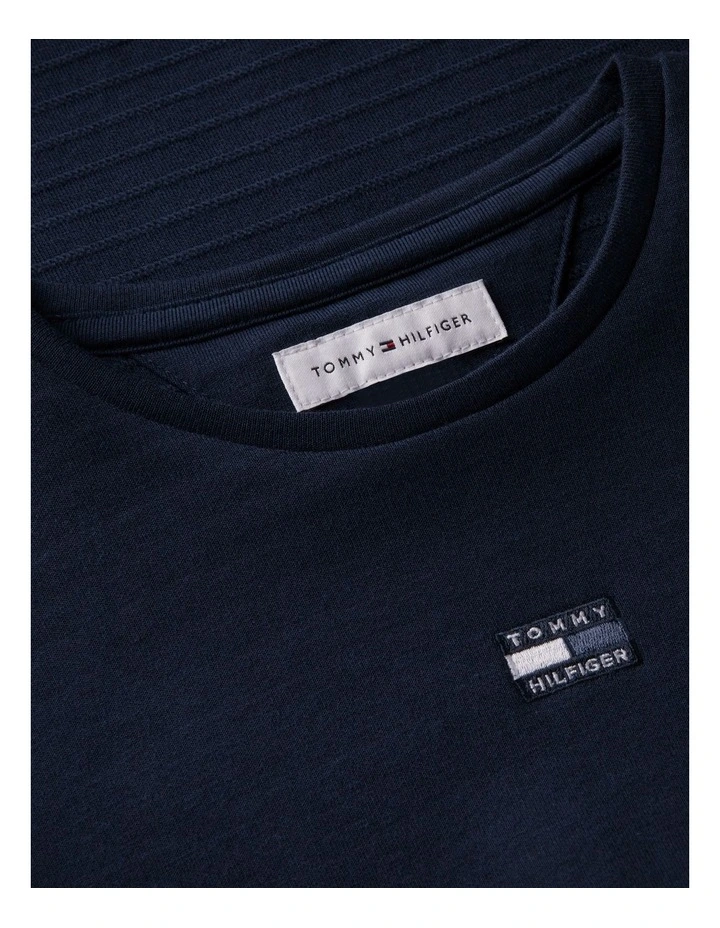 Girls Tonal Flag Logo Skater Dress (8-16 Years) in Blue image 5