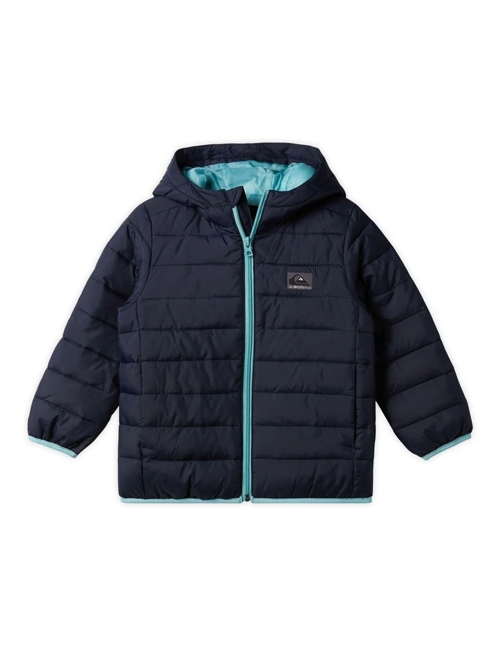 Scaly Puffer Jacket in Dark Navy image 1