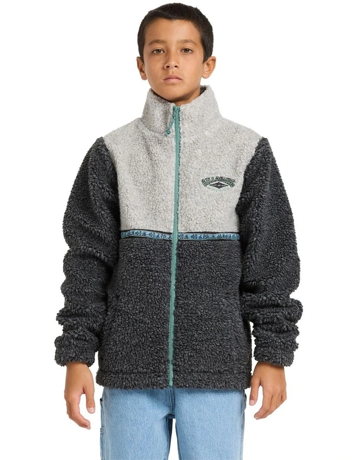 Tombstone Mock Neck Sweater in Grey image 1