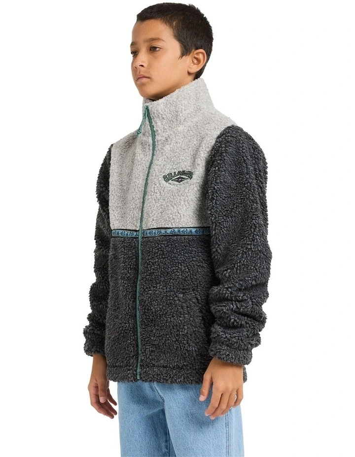 Tombstone Mock Neck Sweater in Grey image 3