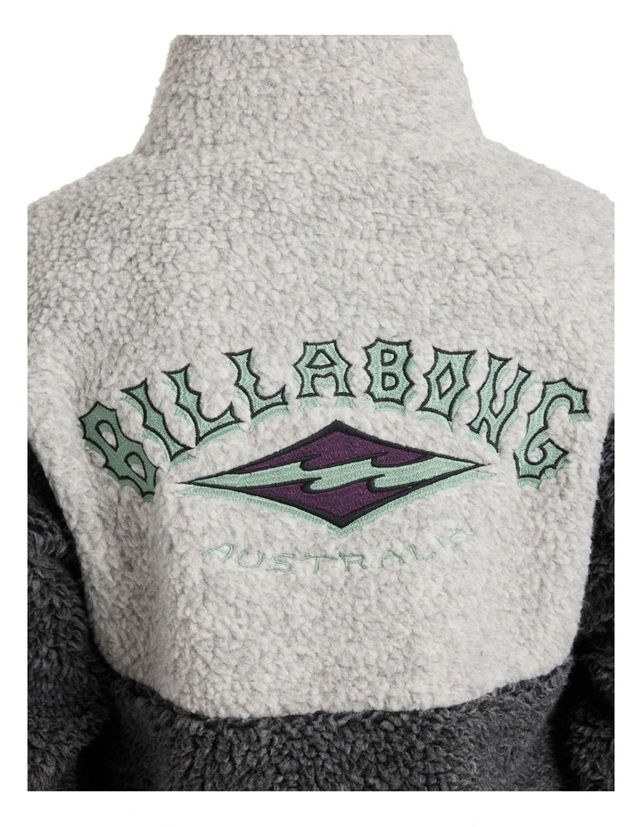 Tombstone Mock Neck Sweater in Grey image 4