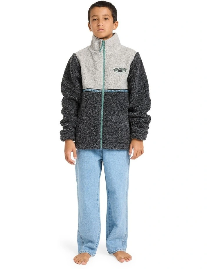 Tombstone Mock Neck Sweater in Grey image 5