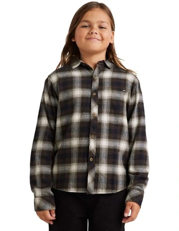Coastline Flannel Shirt in Chocolate