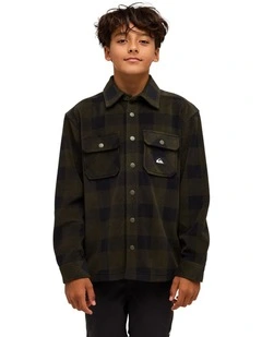 Check Long Sleeve Shirt in Green