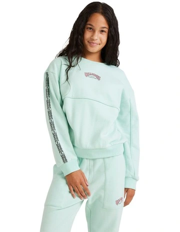 Wave Of The Day Crew in Mint Chip