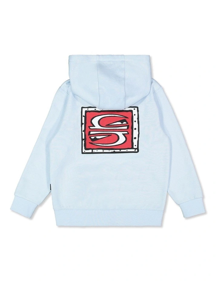 Radical Times Pullover Hoodie in Blue image 2