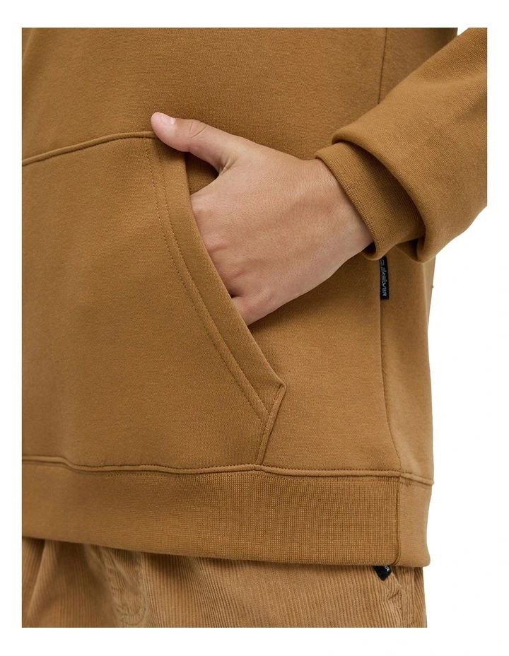 Quik Glove Pullover Hoodie in Brown image 4