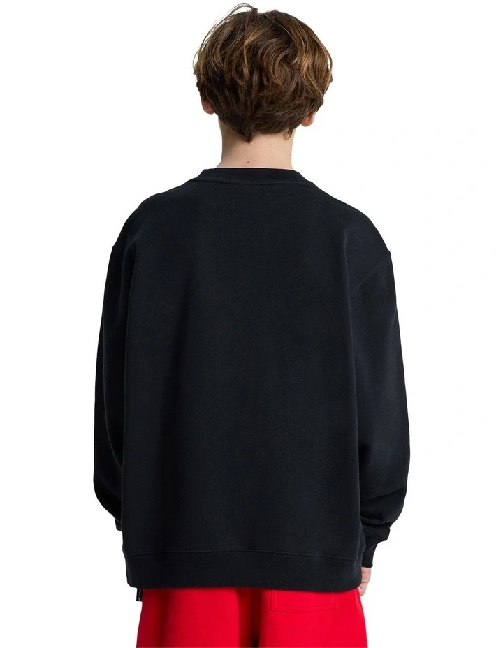 Mercury Trident Crew Neck in Black image 2