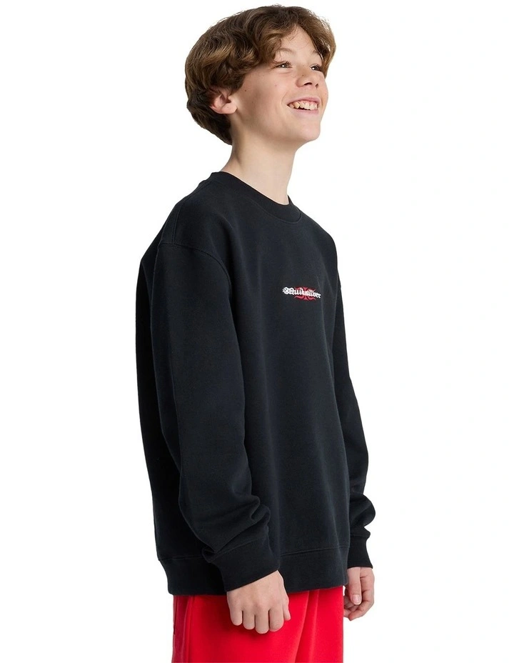 Mercury Trident Crew Neck in Black image 3
