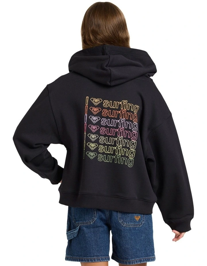 Midnight Hike Brushed Zip Up Hoodie image 2