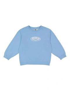RG Endless Days Crew Neck Hoodie in Blue