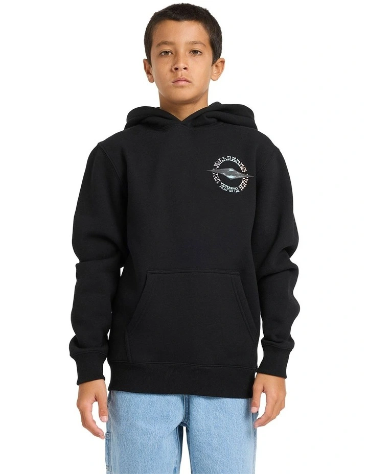 Hallow Dia Pullover Hoodie in Black image 1