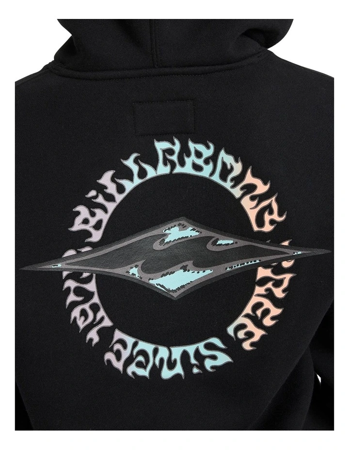 Hallow Dia Pullover Hoodie in Black image 4