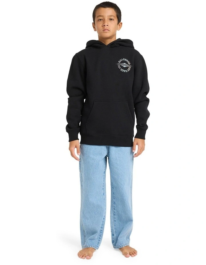 Hallow Dia Pullover Hoodie in Black image 5