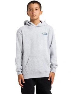 Diamond Pullover Hoodie in Grey