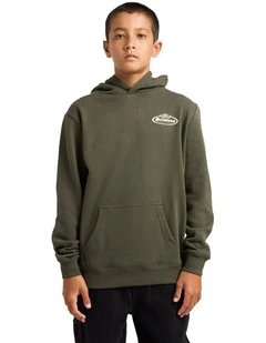 Diamond Pullover Hoodie in Green