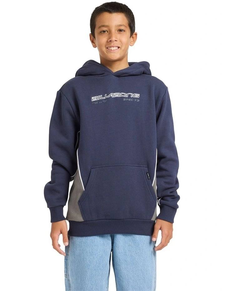 Spec 73 Pullover Hoodie in Blue image 1