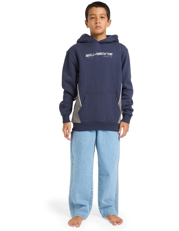 Spec 73 Pullover Hoodie in Blue image 5