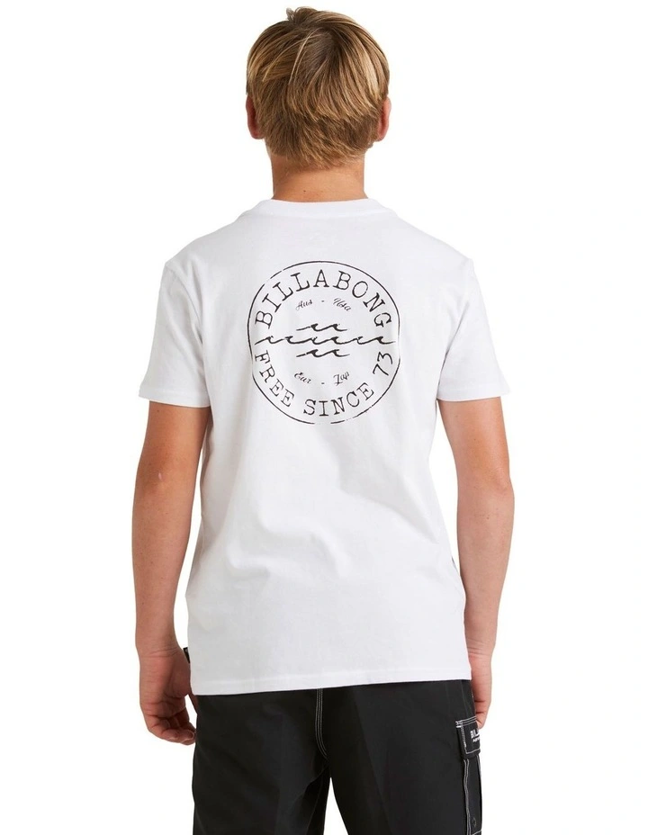 Big Wave Daz T-shirt in White image 2