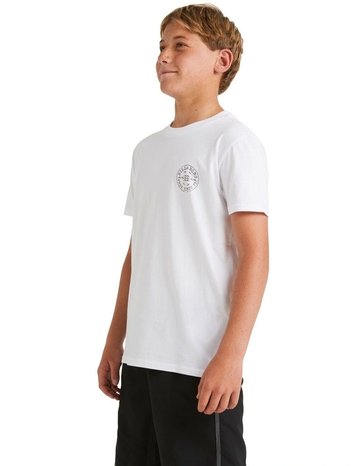 Big Wave Daz T-shirt in White image 3