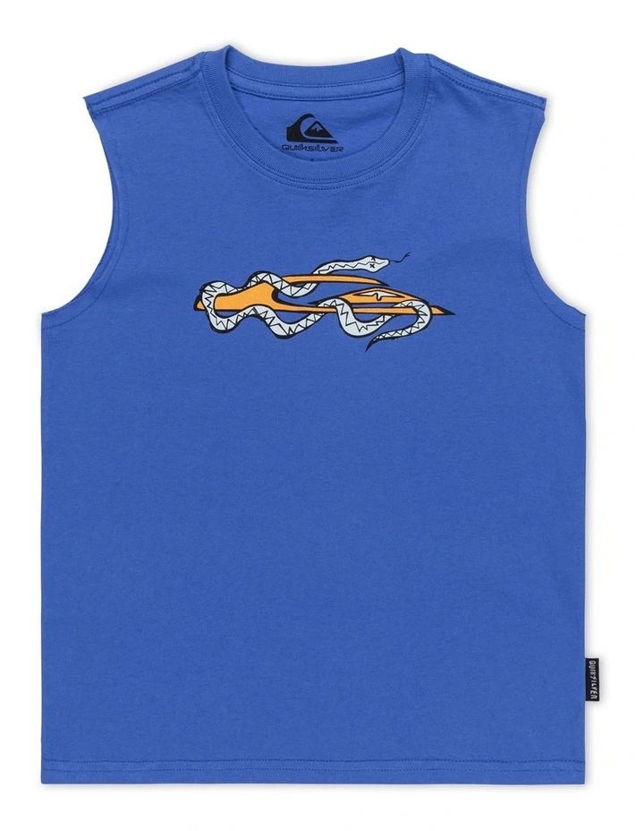Snake Tales Musc Tee in Nebulas Blue image 1