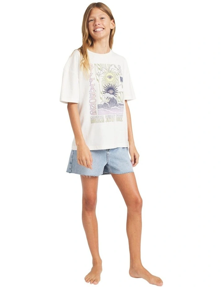 Swell Trip T-shirt in Cream image 5