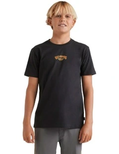 Rose Arch T-shirt in Washed Black