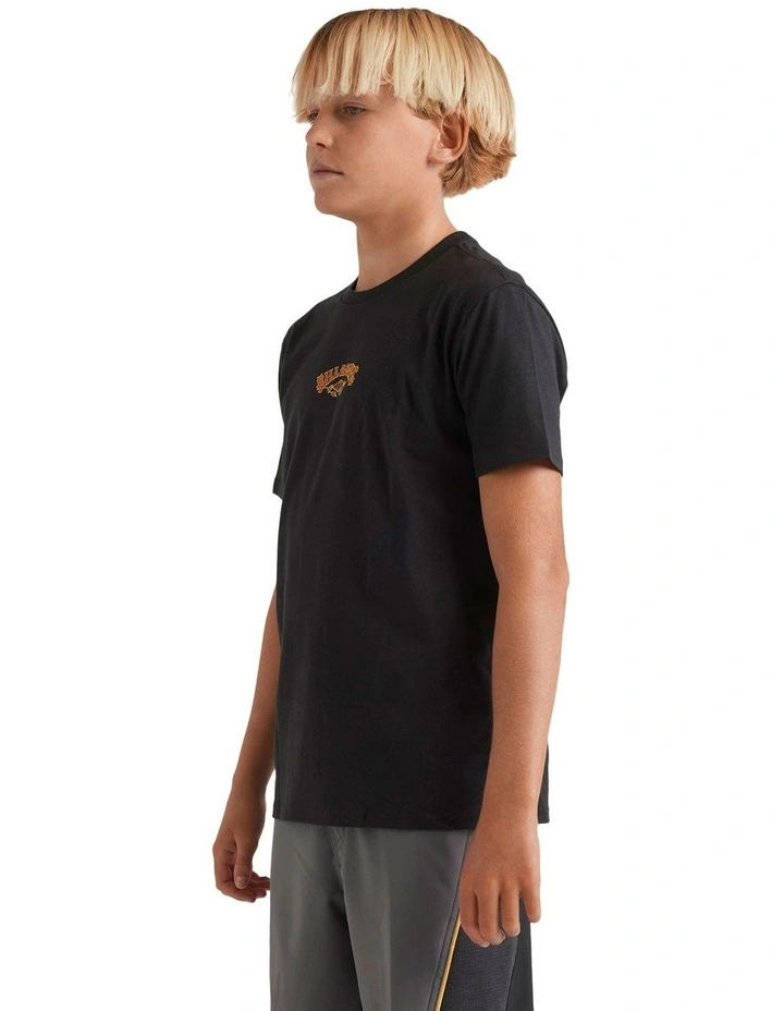 Rose Arch T-shirt in Washed Black image 3
