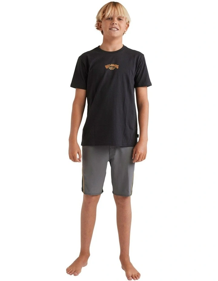 Rose Arch T-shirt in Washed Black image 5