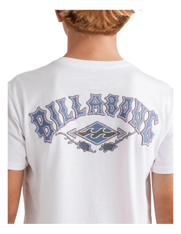 Rose Arch T-shirt in White image 4