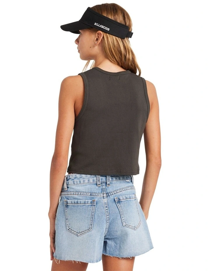 Windy Afternoon Tank Top in Black image 2