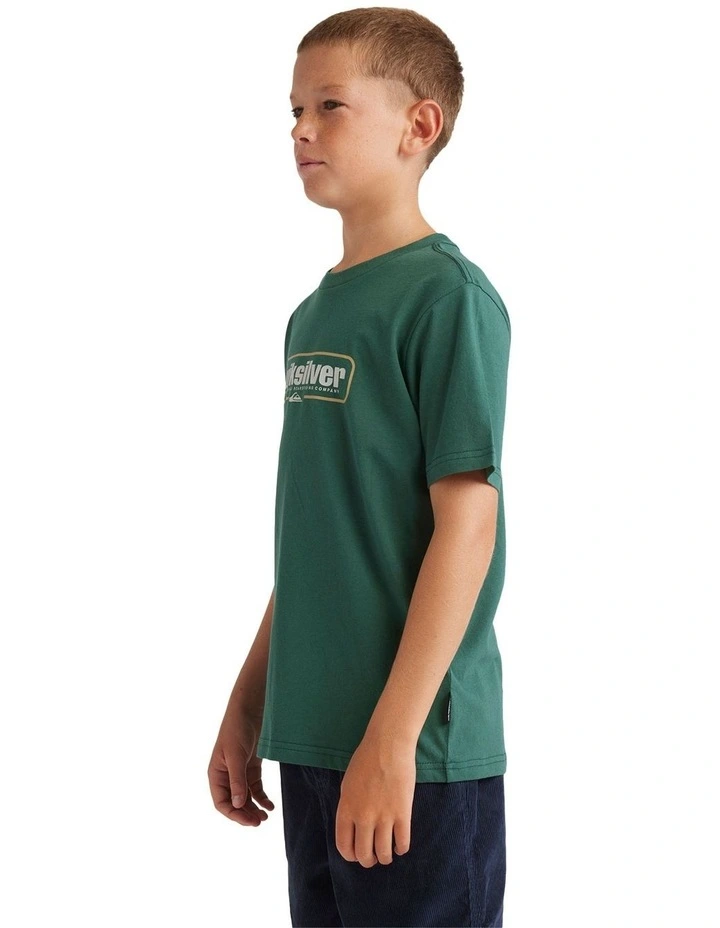 Retro Box T-shirt in Green image 3