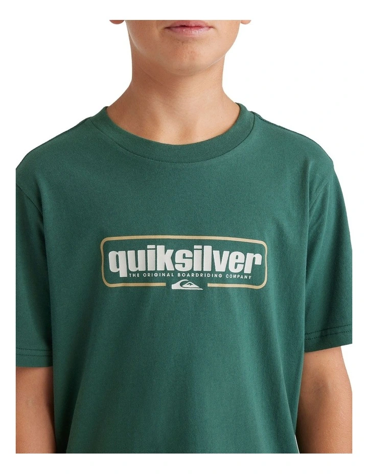 Retro Box T-shirt in Green image 4