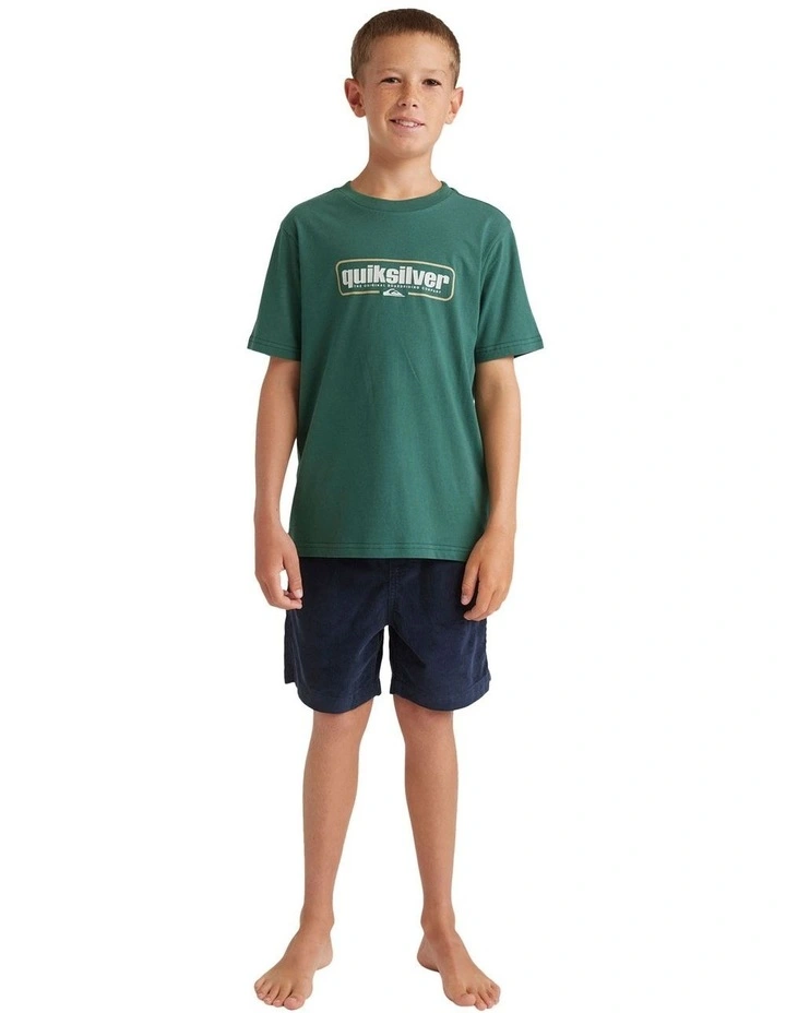 Retro Box T-shirt in Green image 5