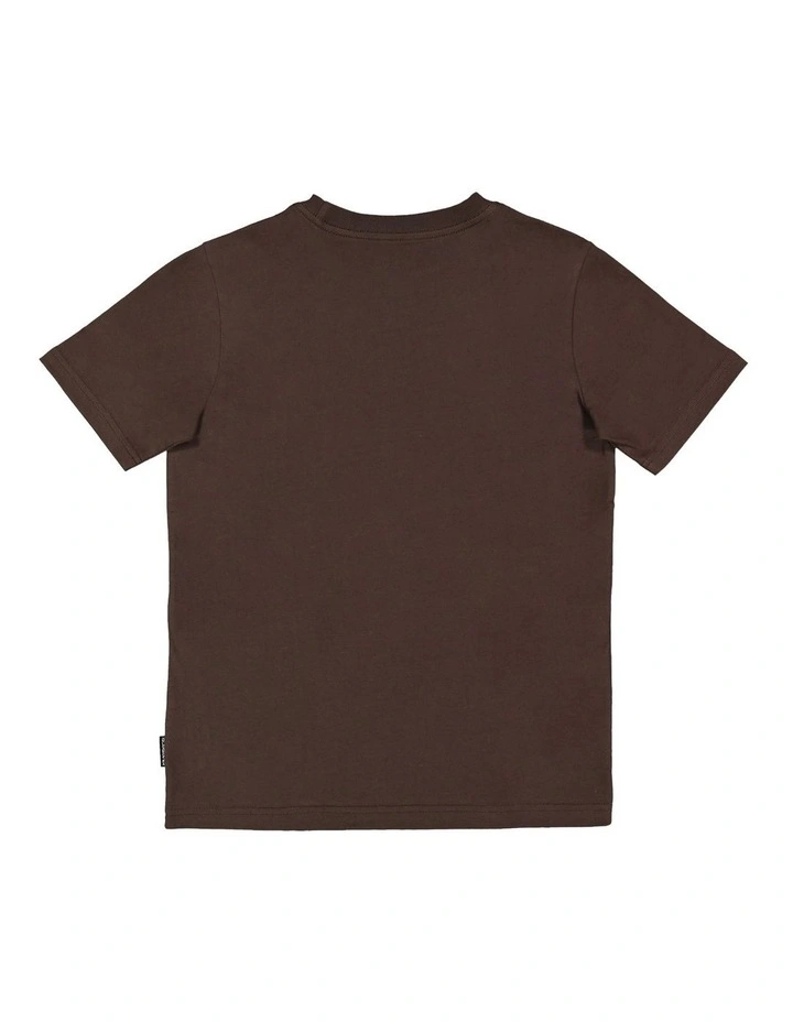 The Void T-shirt in Brown image 2